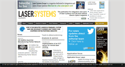 Desktop Screenshot of lasersystemseurope.com